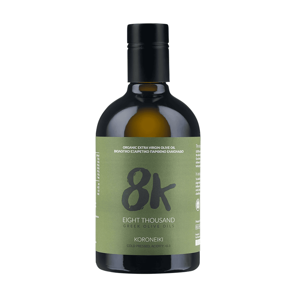 8K Koroneiki Organic Extra Virgin 500 ml Oliwa 8K Koroneiki Organic Extra Virgin 500 ml - obrazek 1